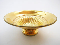 Gold over Silver A835 Bowl  WOLFERS Frères S.A. Brussels. 1942-1975 Makers Mark.
